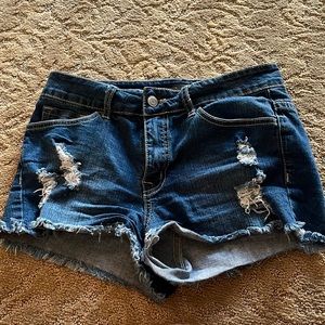Klique Dark Wash Jean Shorts Size S